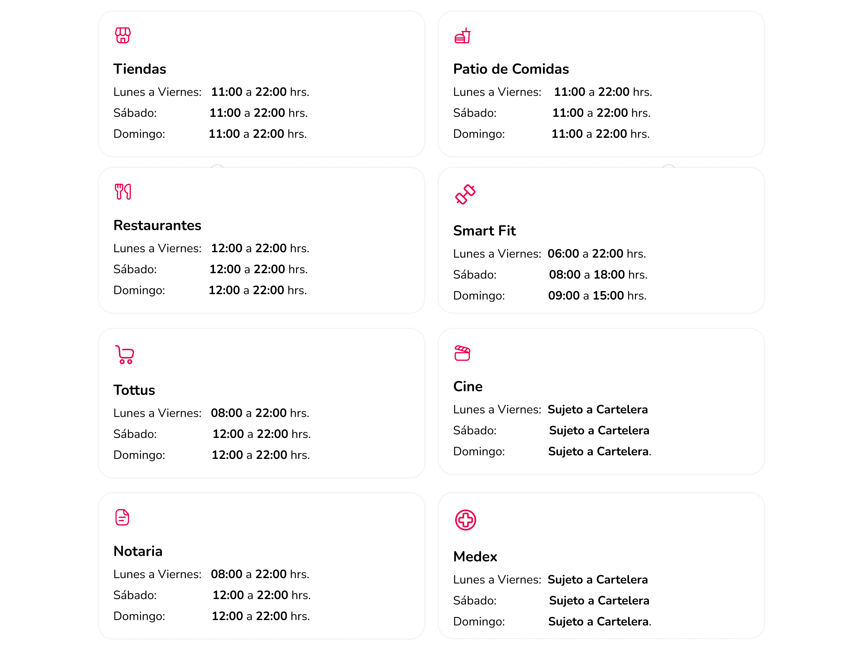 Horarios Mallplaza Angamos