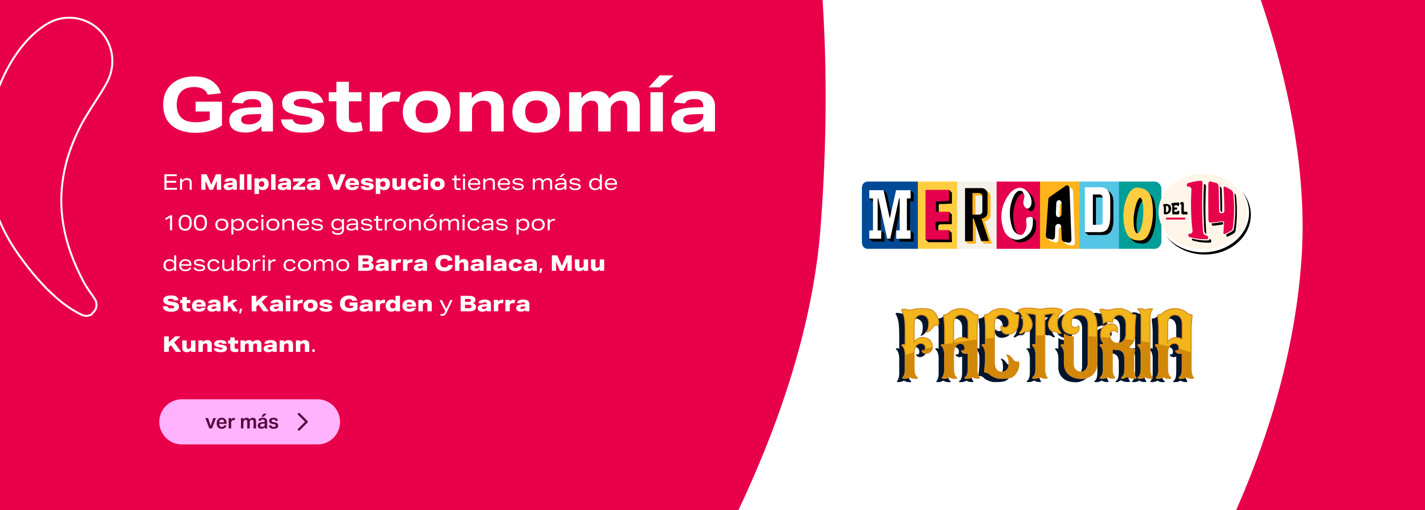 100 experiencias gastronómicas Mallplaza Vespucio