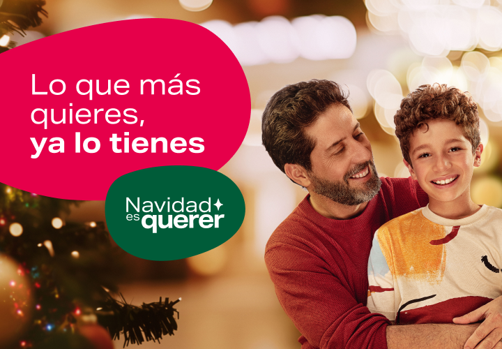 Banner Navidad es querer en Mallplaza