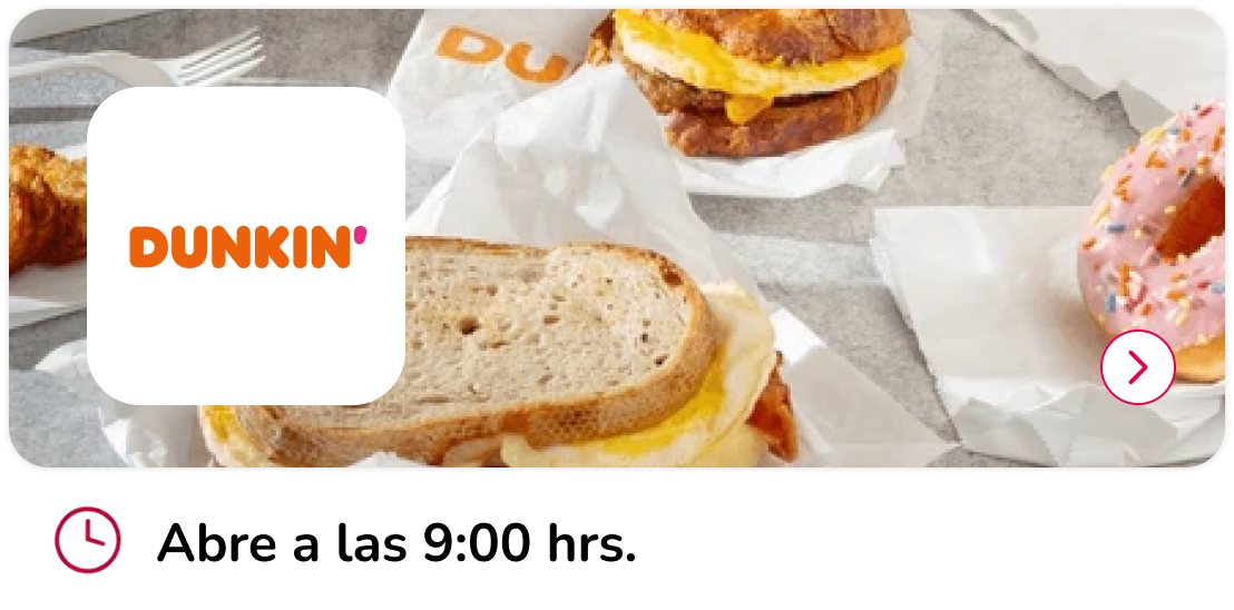 Dunkin | Desayunos Mallplaza Tobalaba