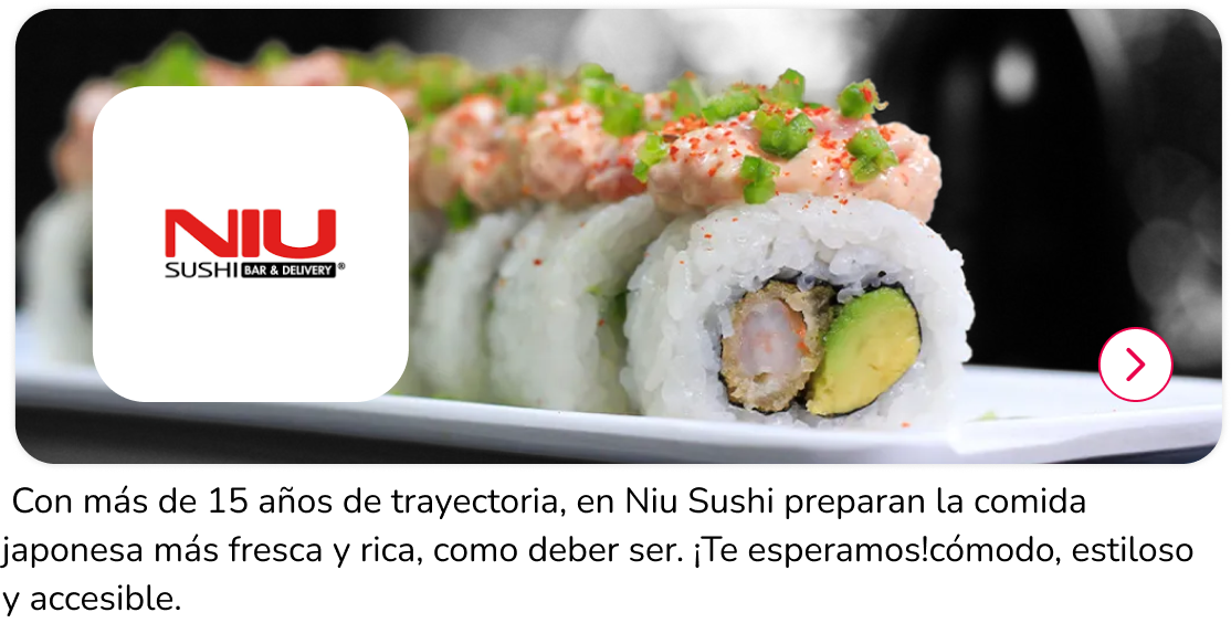 Nueva apertura Niu Sushi en Mallplaza
