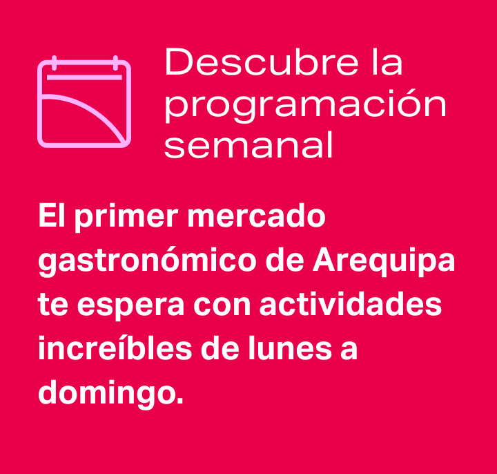 Mercado Cayma - Descubre la programacion semanal