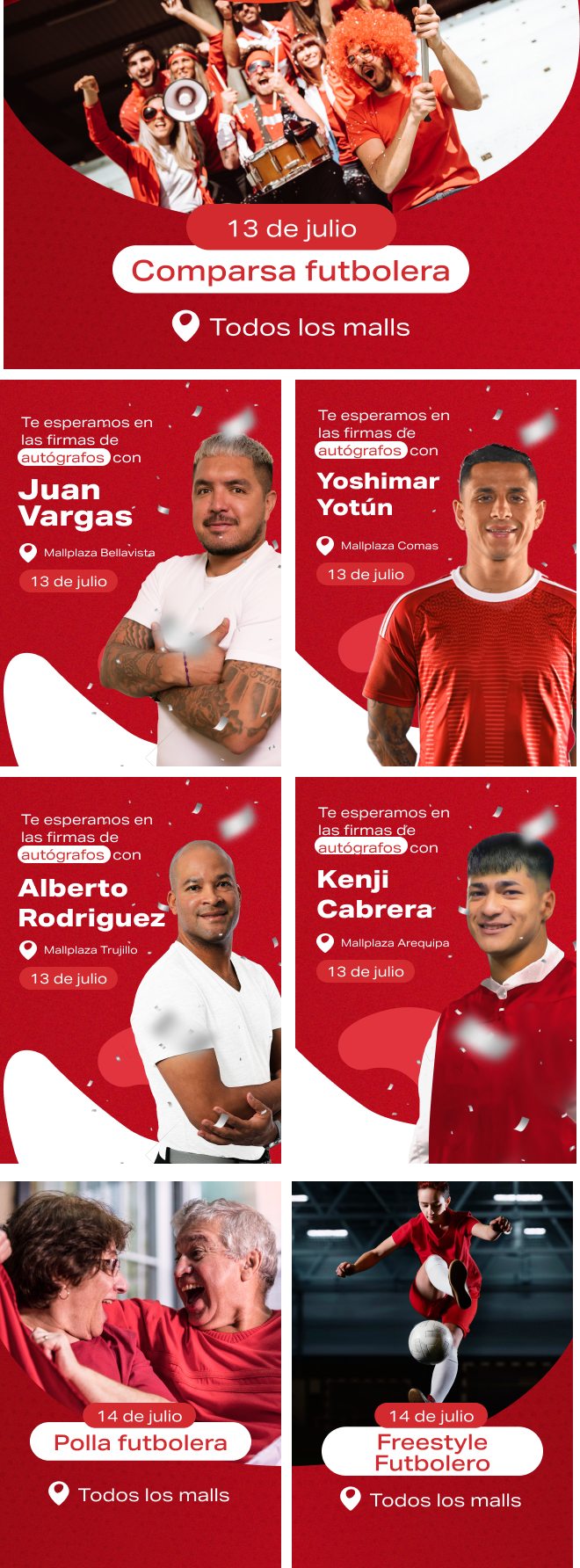 Eventos en copa américa