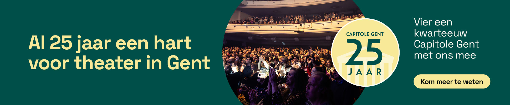 Al 25 jaar een hart voor theater in Gent.