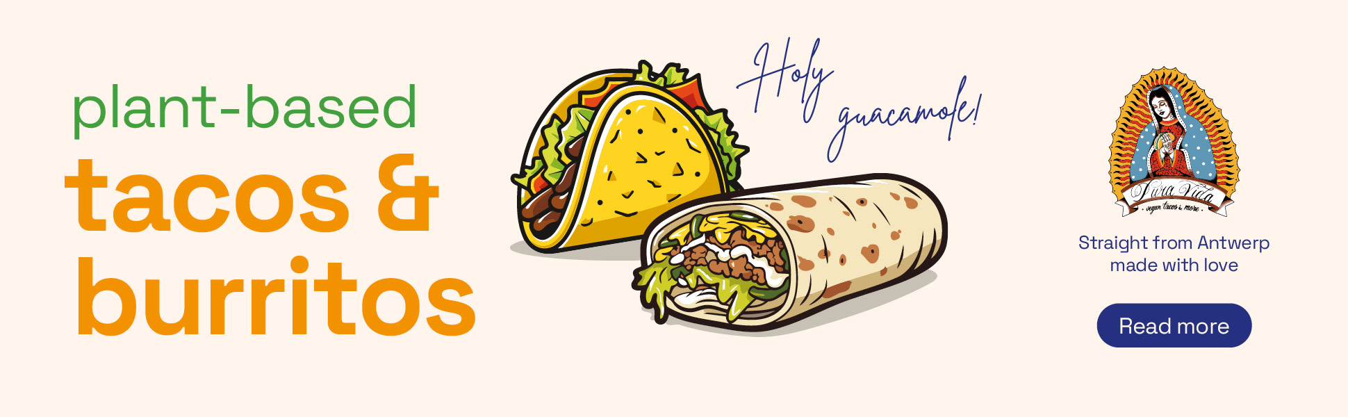 Display banner Pura Vida Tacos