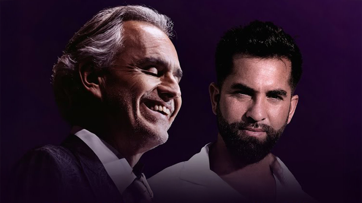 Andrea Bocelli en Kendji Girac brengen samen nieuwe versie van 'Vivo per lei'.