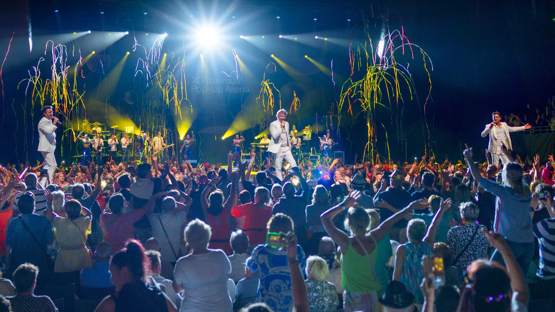 Het Schlagerfestival Zomereditie 2023 in de Proximus Pop-Up Arena.