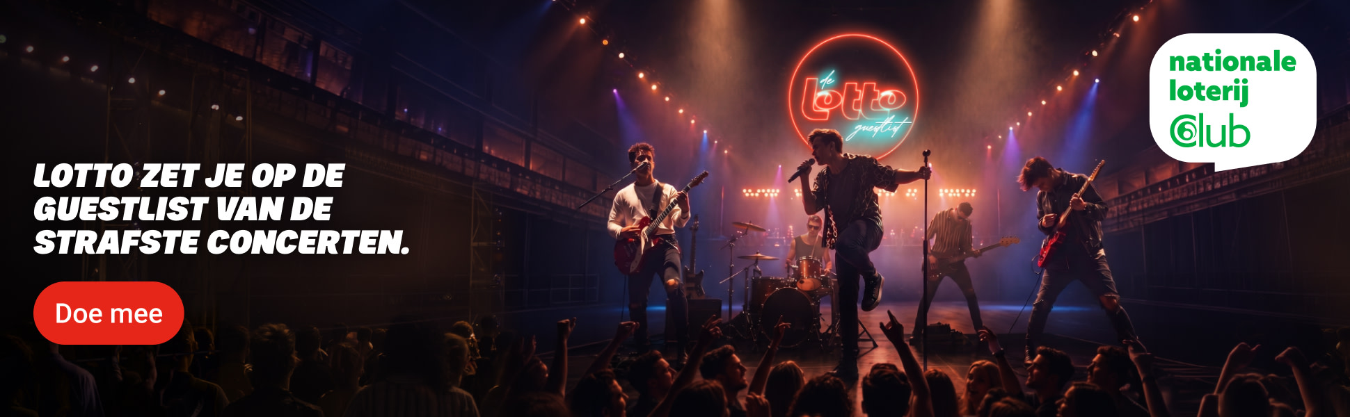 Lotto zet je op de guestlist van de strafste concerten.
