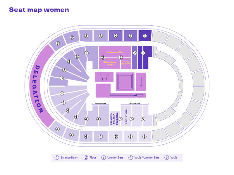 Seat map women