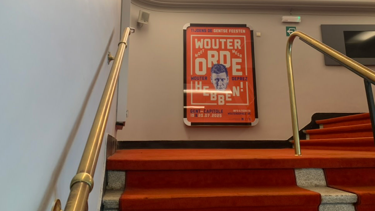 Beeld van een oosterkader in Capitole Gent.