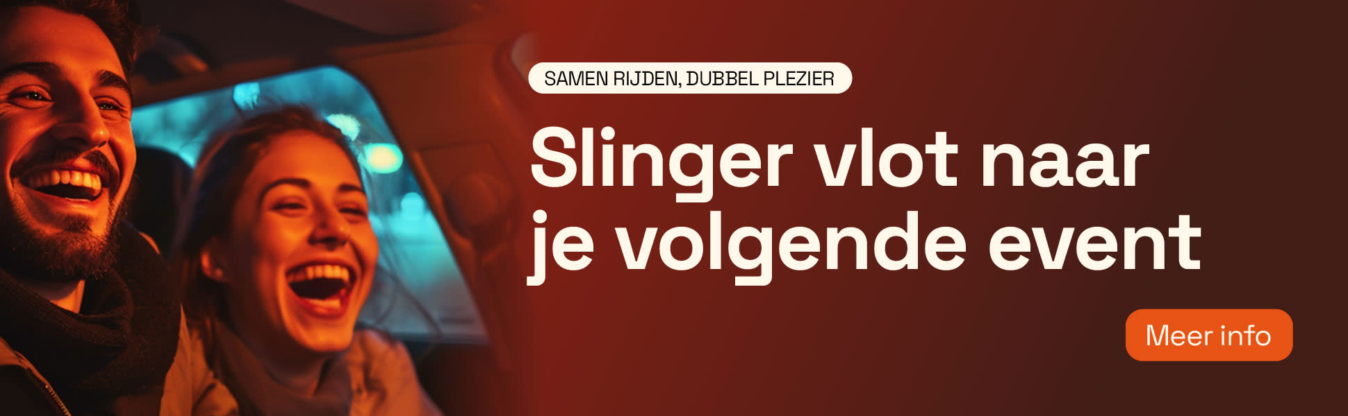 Slinger vlot naar je volgende event