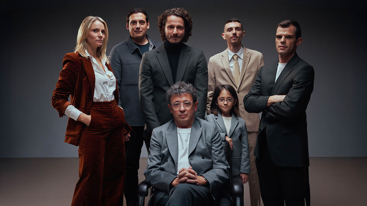 Het uitgebreide team van de podcast Legends.