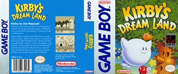 Kirby's Dream Land cover art
