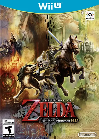 Legend of Zelda: Twilight Princess HD, The cover art