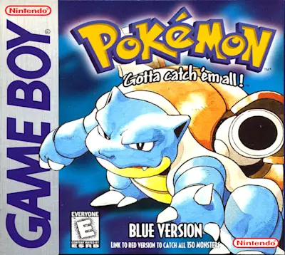Pokemon Blue cover art
