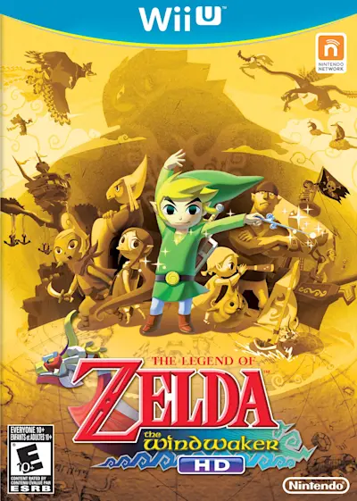 Legend of Zelda: The Windwaker HD, The cover art