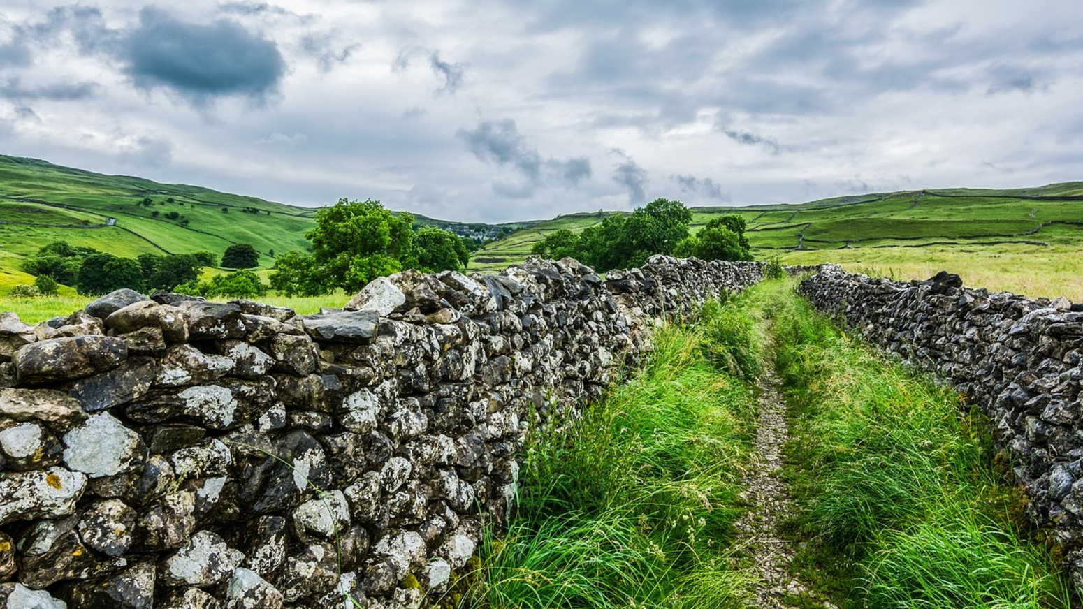 The Yorkshire countryside, where you can go glamping in the UK