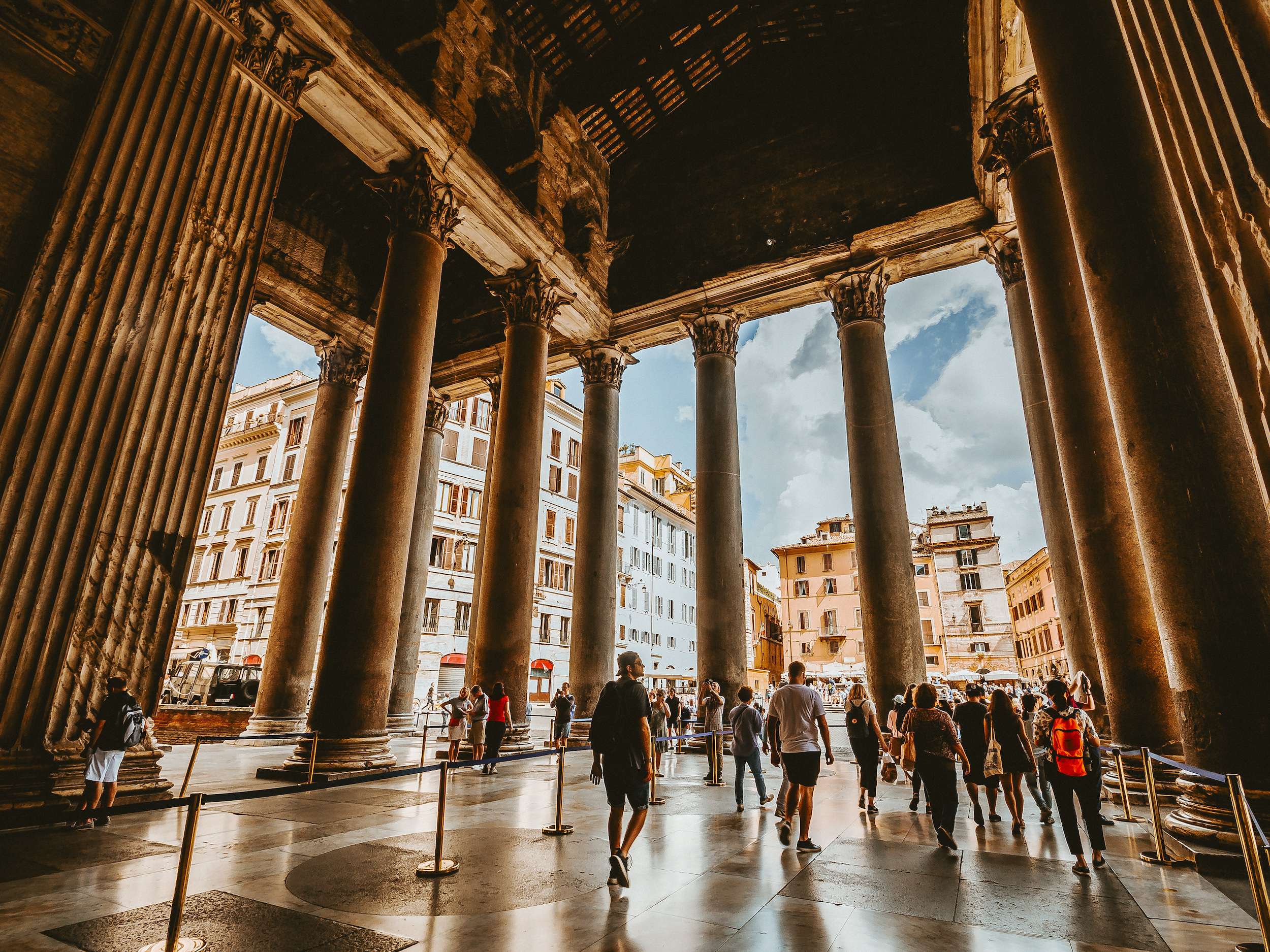 Pantheon in Rome a holiday destination in Italy