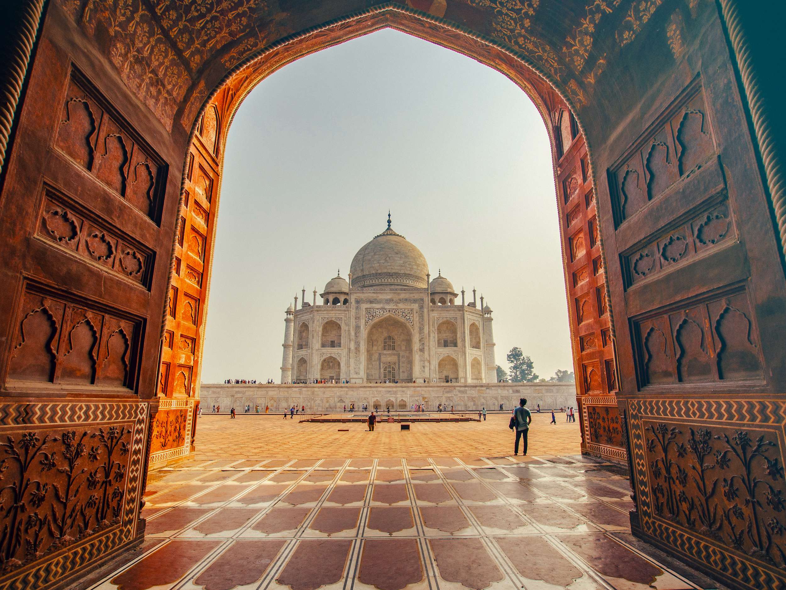 Taj Mahal a holiday destination in Agra, India