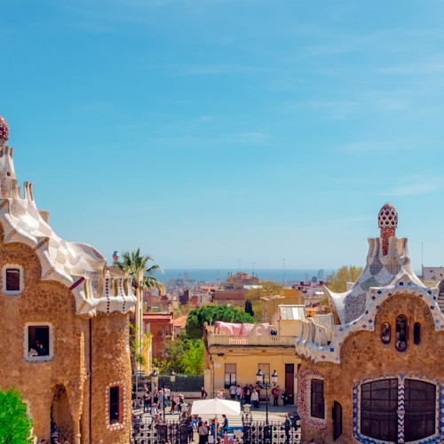 Vue depuis le Parc Güell