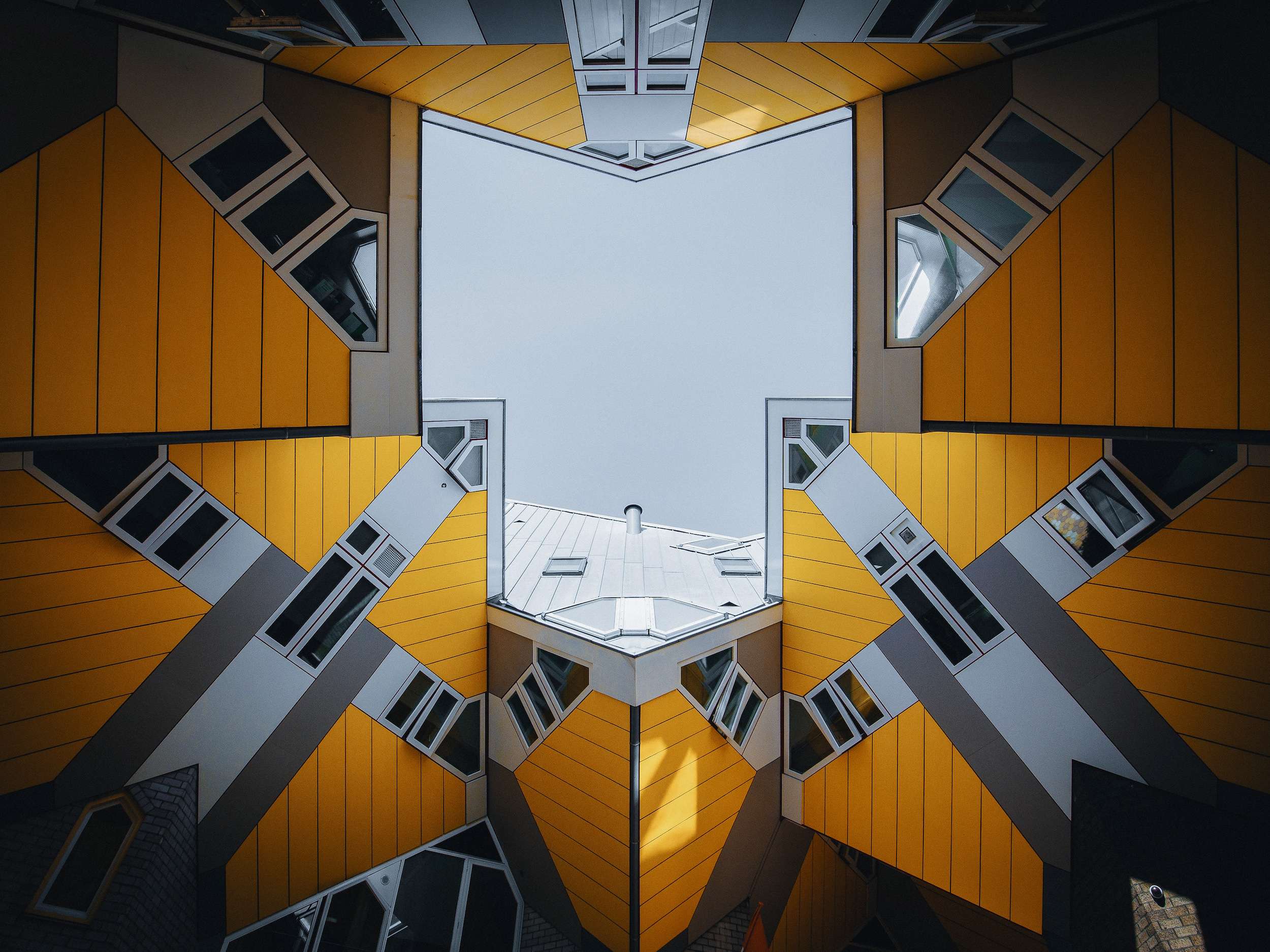 Cube Houses (Kubuswoningen) a holiday destination in Rotterdam, Netherlands