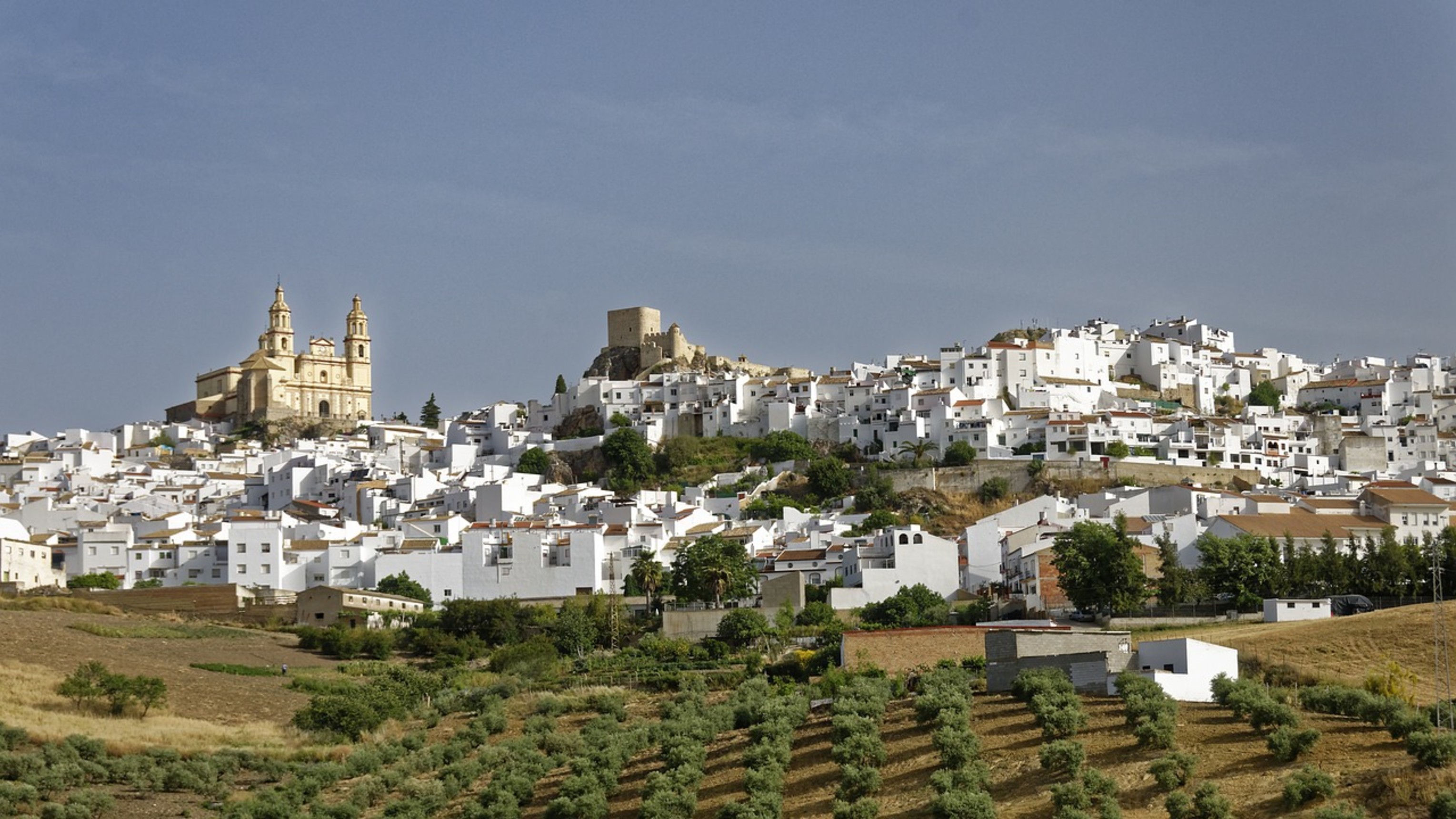 A typical scene inland in Andalusia