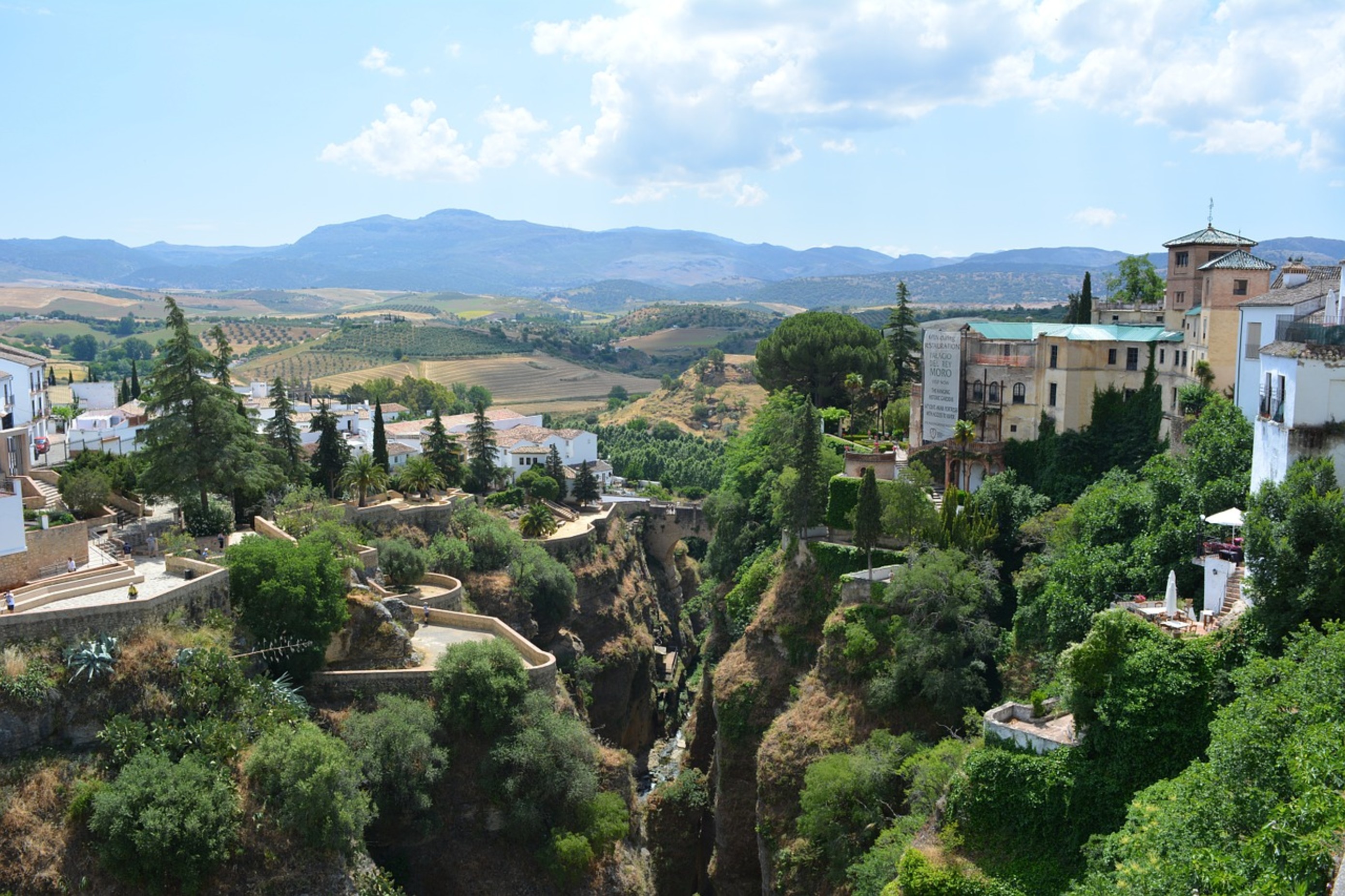 The gorge in Ronda, Andalusia