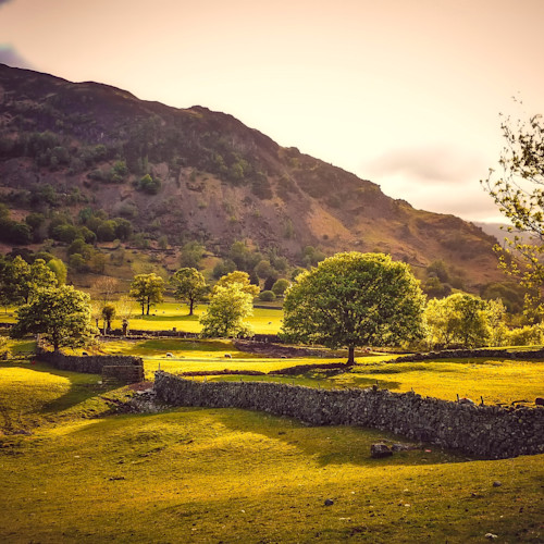 A typical English countryside scene