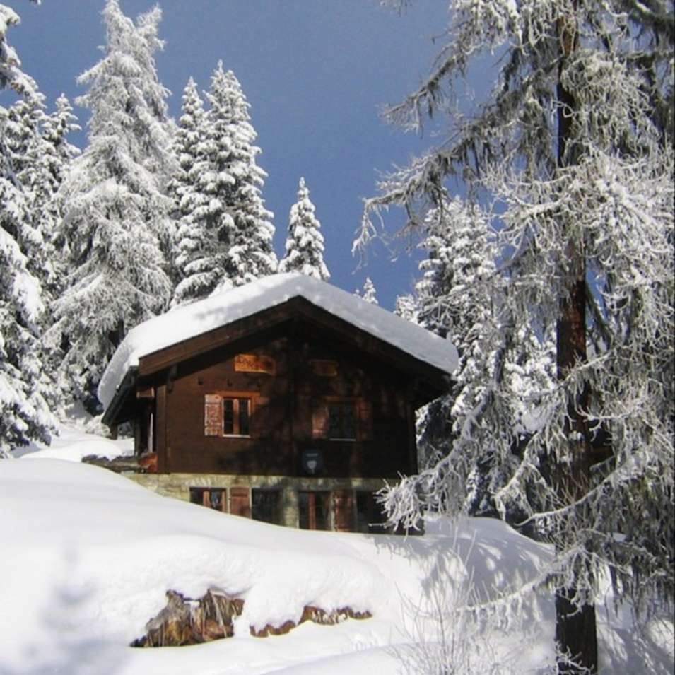 chalet à la montagne