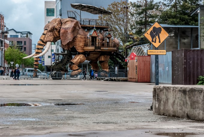 Mechanical elephant at Les Machines de L'Ile, Nantes