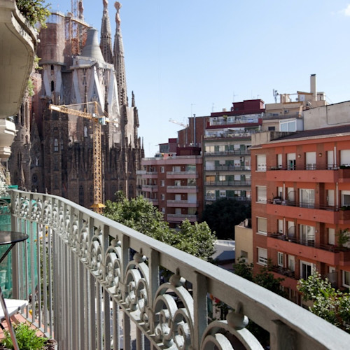Vue sur la Sagrada Familia