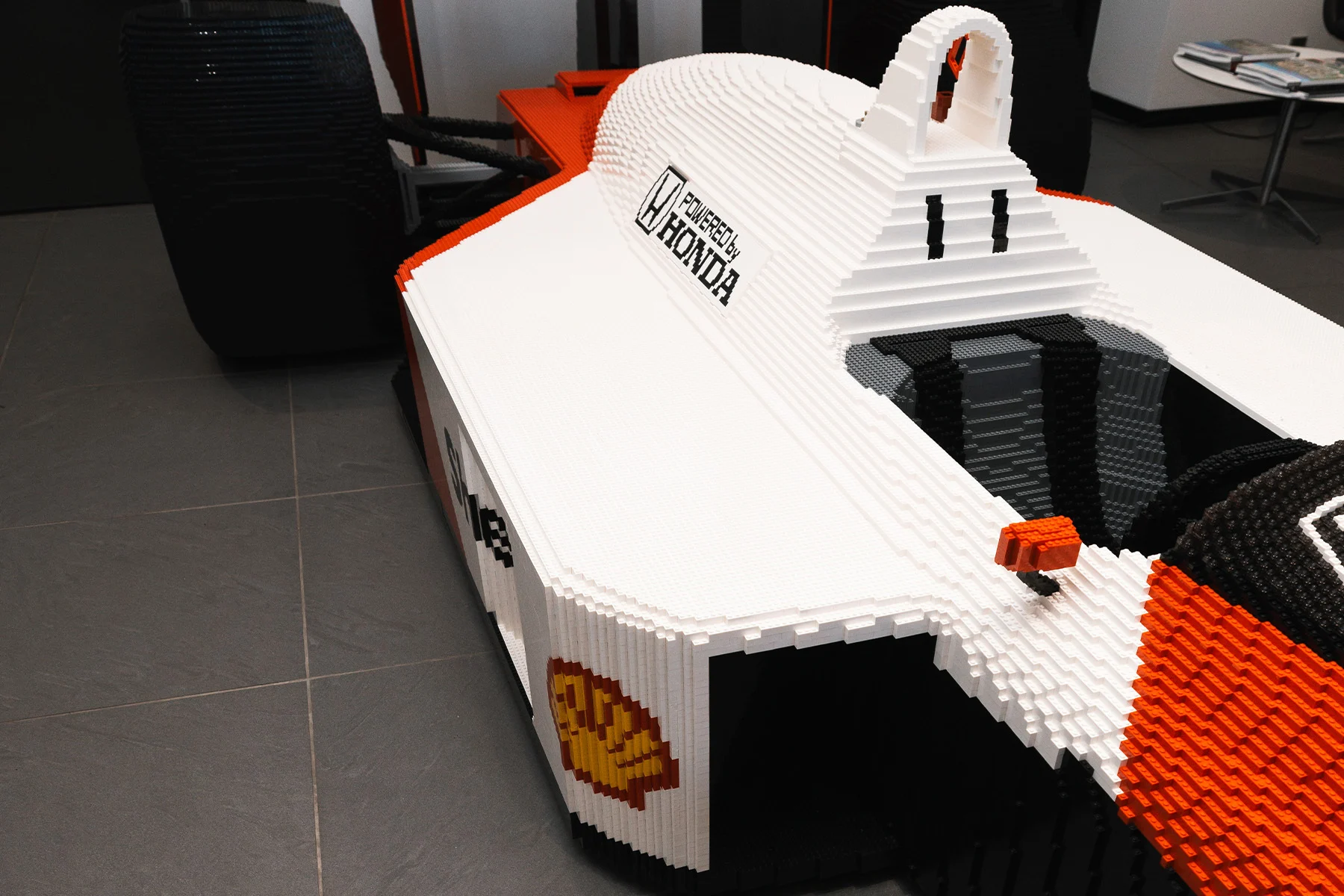 Formula-1 - 2024 - 400000-bricks-and-700-hours-how-the-full-scale-lego-icons-mclaren-mp4-4-car-was-built - The full-scale LEGO® Icons MP4/4  From all angles  - 1