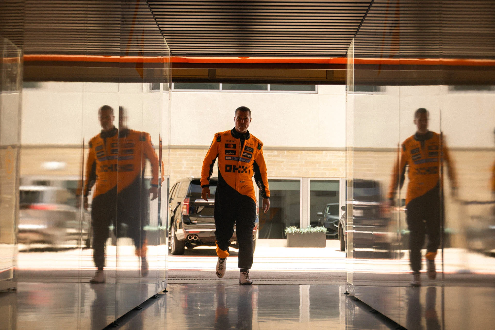 Behind the scenes of Brad Pitt’s Formula 1 test with McLaren