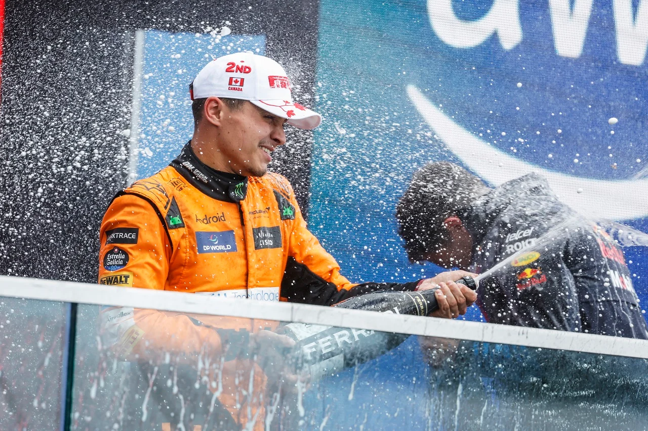 Hear from McLaren Formula 1 drivers Lando Norris and Oscar Piastri, as well as Team Principal Andrea Stella, after the Canadian Grand Prix.