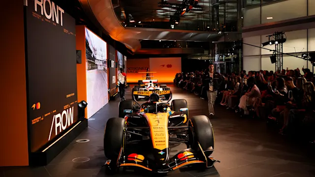How Designed to Race: Front Row reimagined McLaren on the runway ...