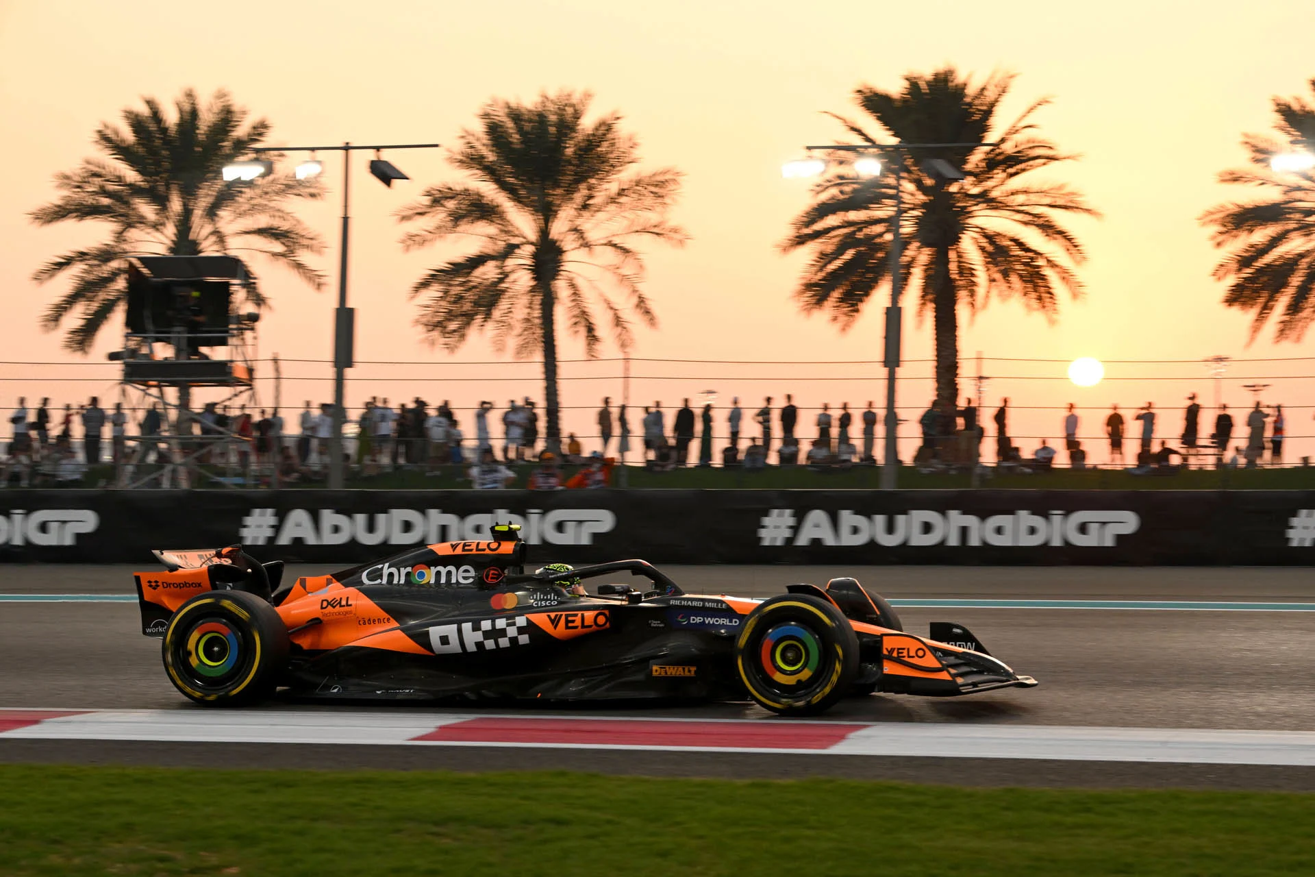 Hear from McLaren Formula 1 drivers Lando Norris and Oscar Piastri, as well as Team Principal Andrea Stella, after Free Practice in Abu Dhabi.