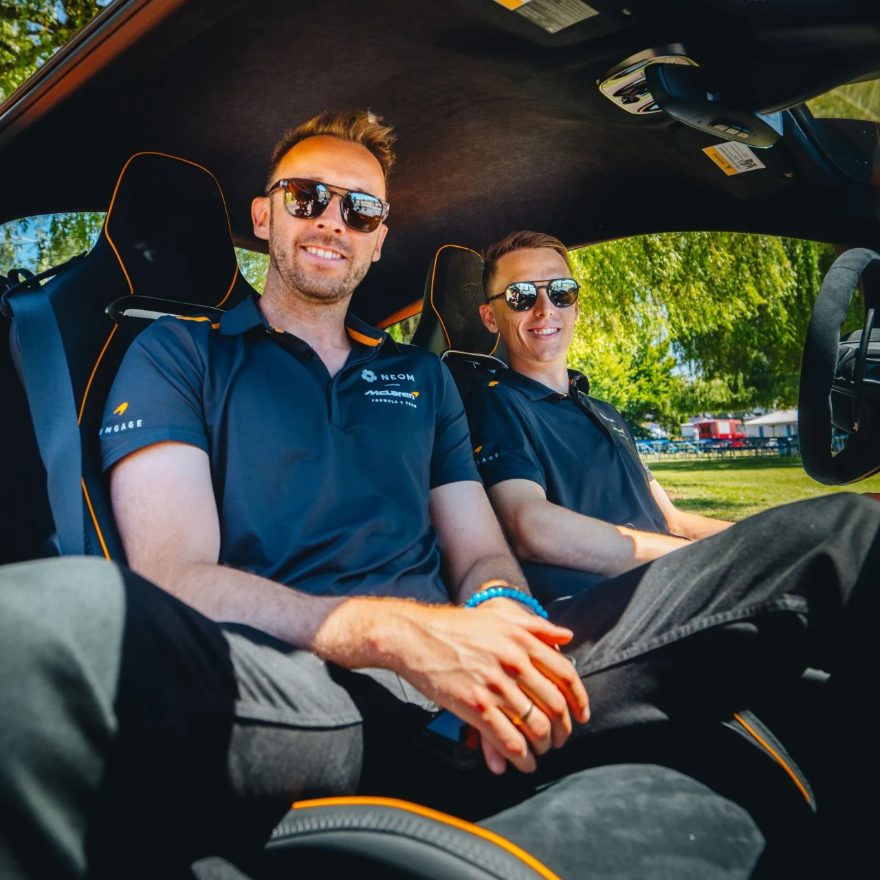 Take a trip with our Formula E drivers who jumped in a McLaren Artura to cruise around Portland!