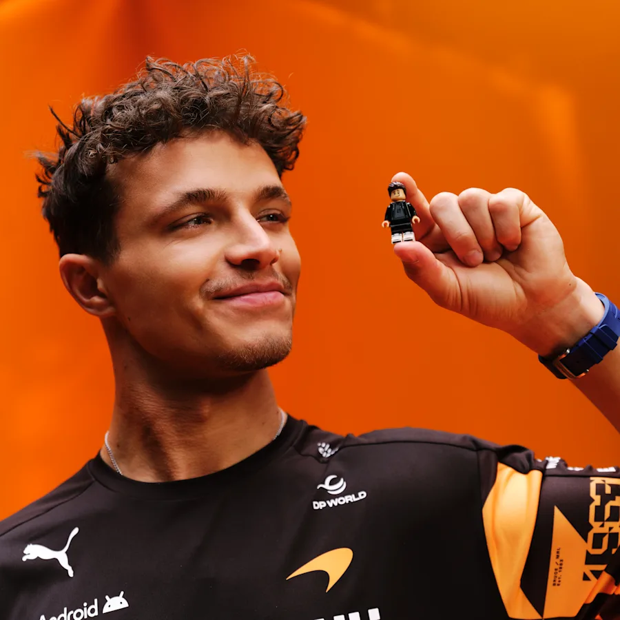 McLaren F1 Team and LEGO co-create 1000th-race products and driver helmets official collaboration image