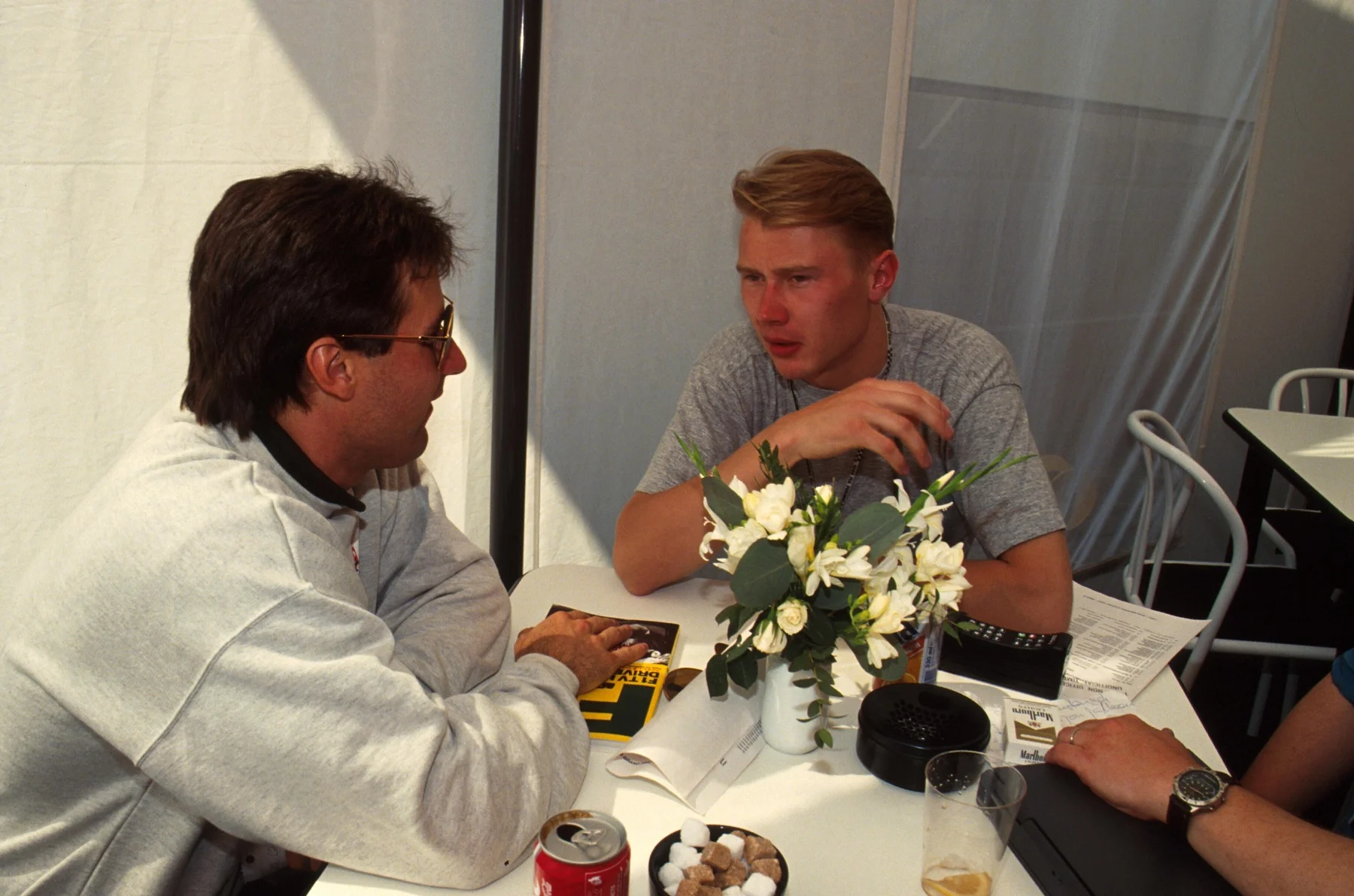 Heritage - When-mika-out-qualified-ayrton-on-his-mclaren-debut