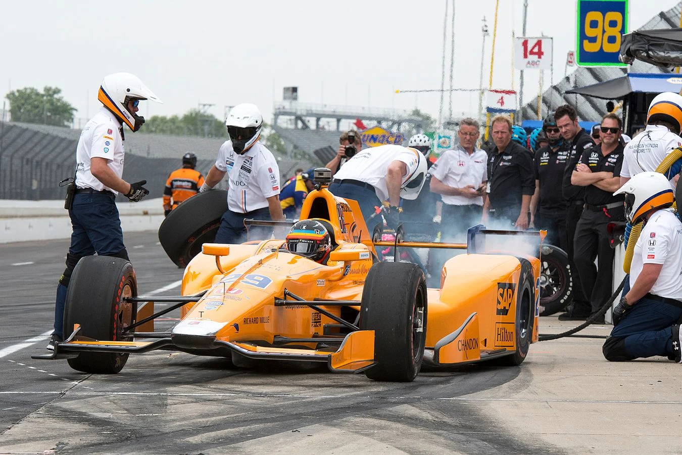 Indycar - 2017 - Practice-report-17-may - Day 3 report: Indy 500 P4 on the timesheets for Fernando  - 0