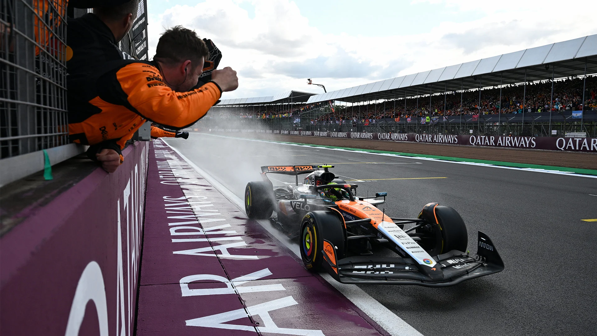 Silverstone finish line