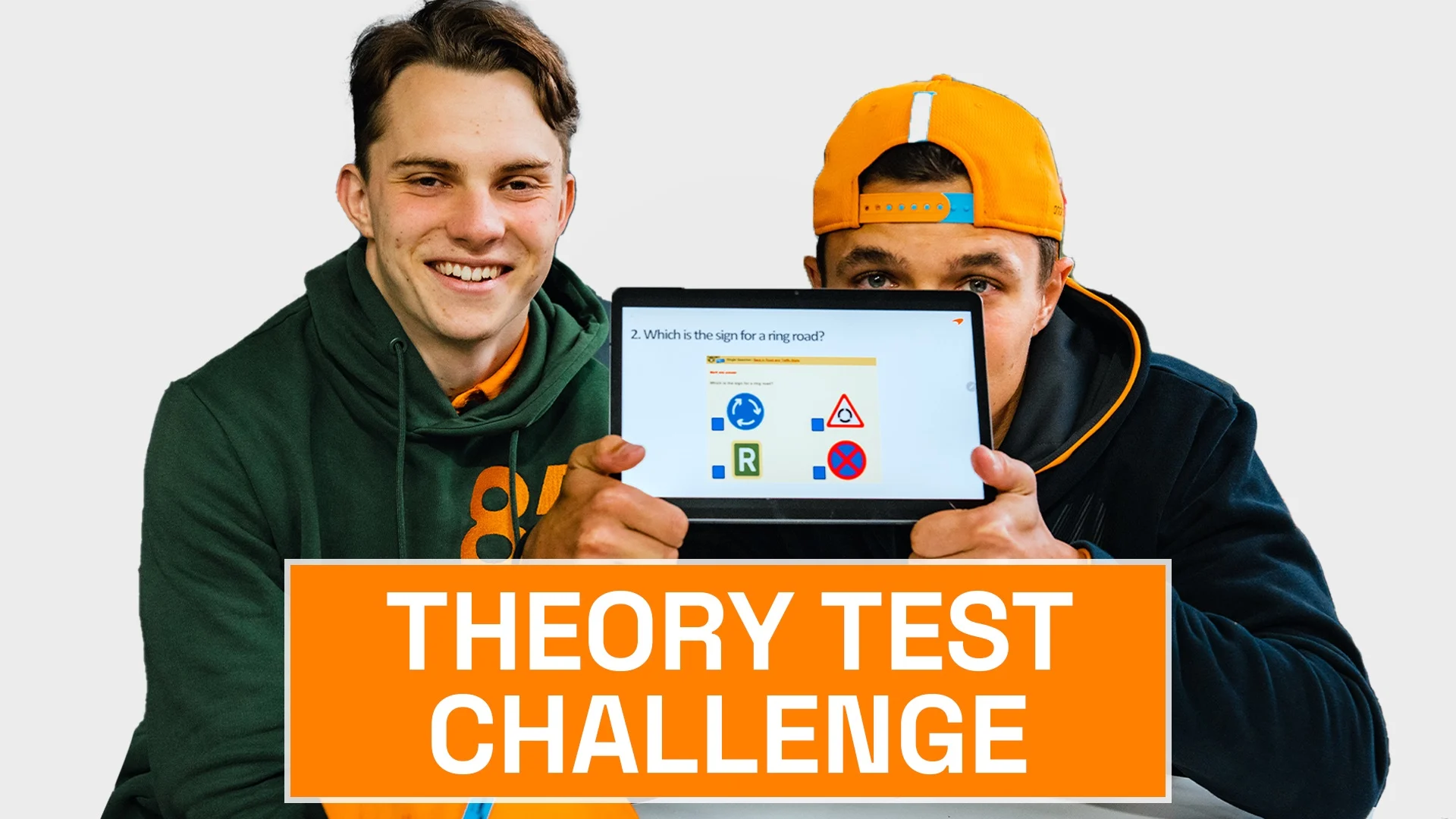 Video Poster - Formula-1 - 2023 - Lando-norris-and-oscar-piastri-take-on-the-british-driving-theory-test
