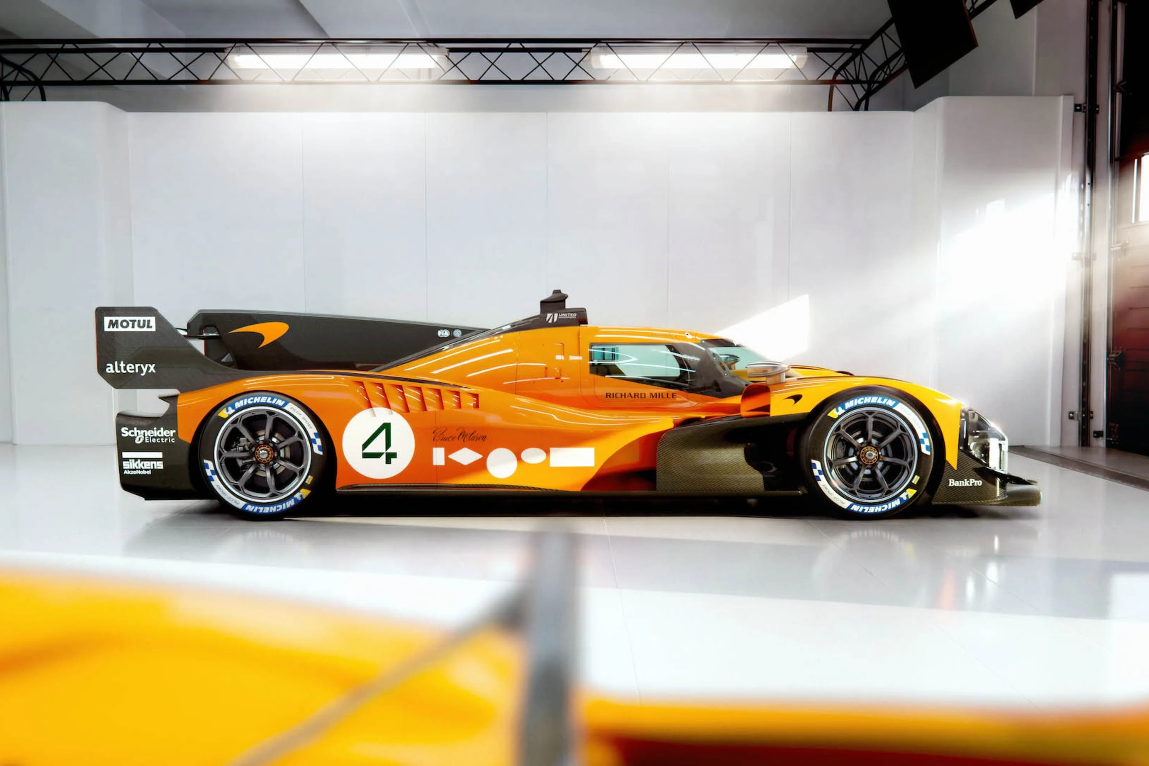 The McLaren MCL-HY hypercar revealed for the 2027 FIA World Endurance Championship season.