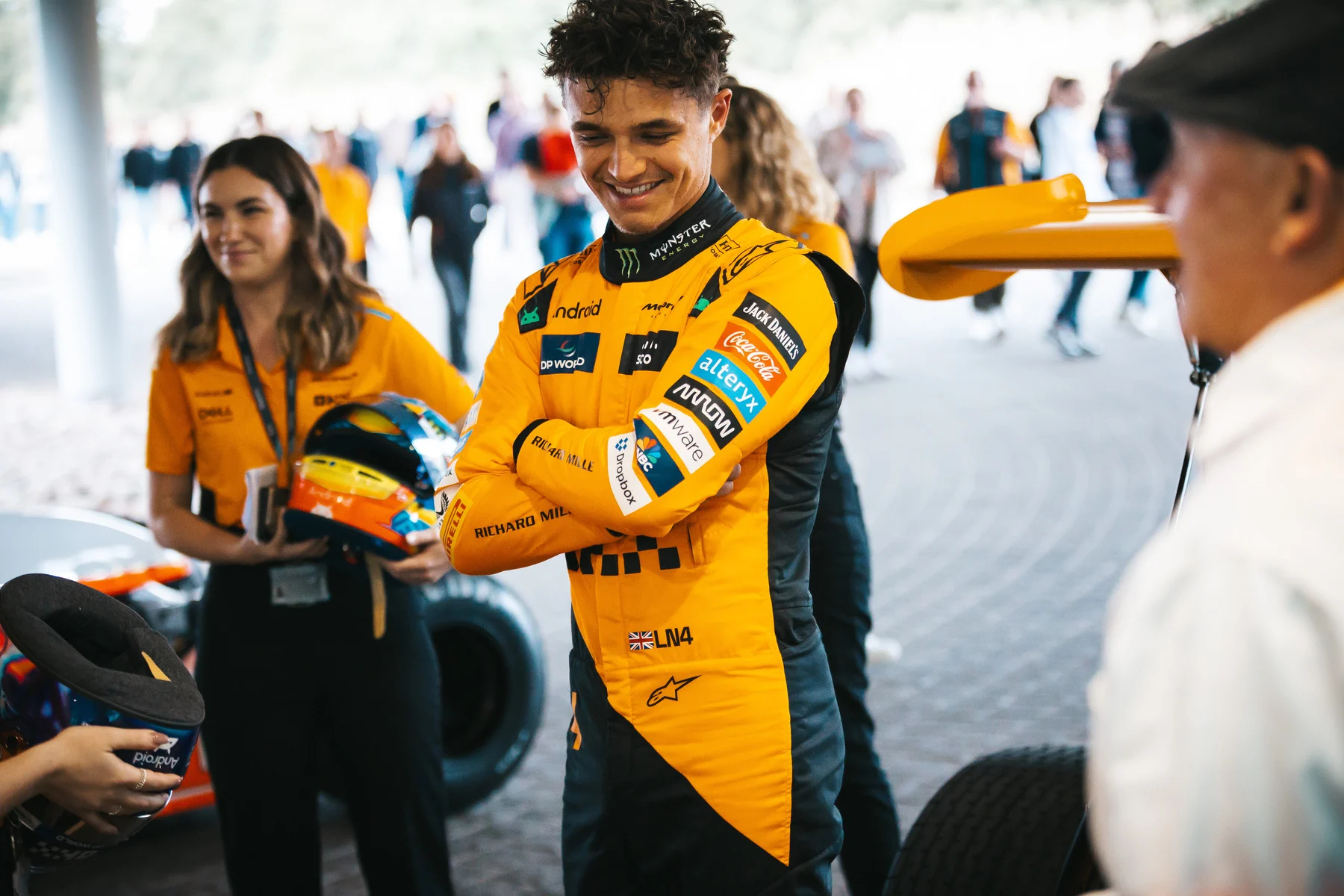 Formula-1 - 2024 - In-conversation-with-lando-and-oscar-shifting-expectations-evolving-relationships-and-six-key-races - Lando and Oscar   Friends and Family Day  - 8
