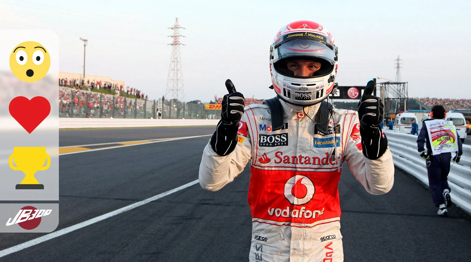 Heritage - Formula-1 - Drivers - Jenson-button - Jb300-races-201-300-4100003