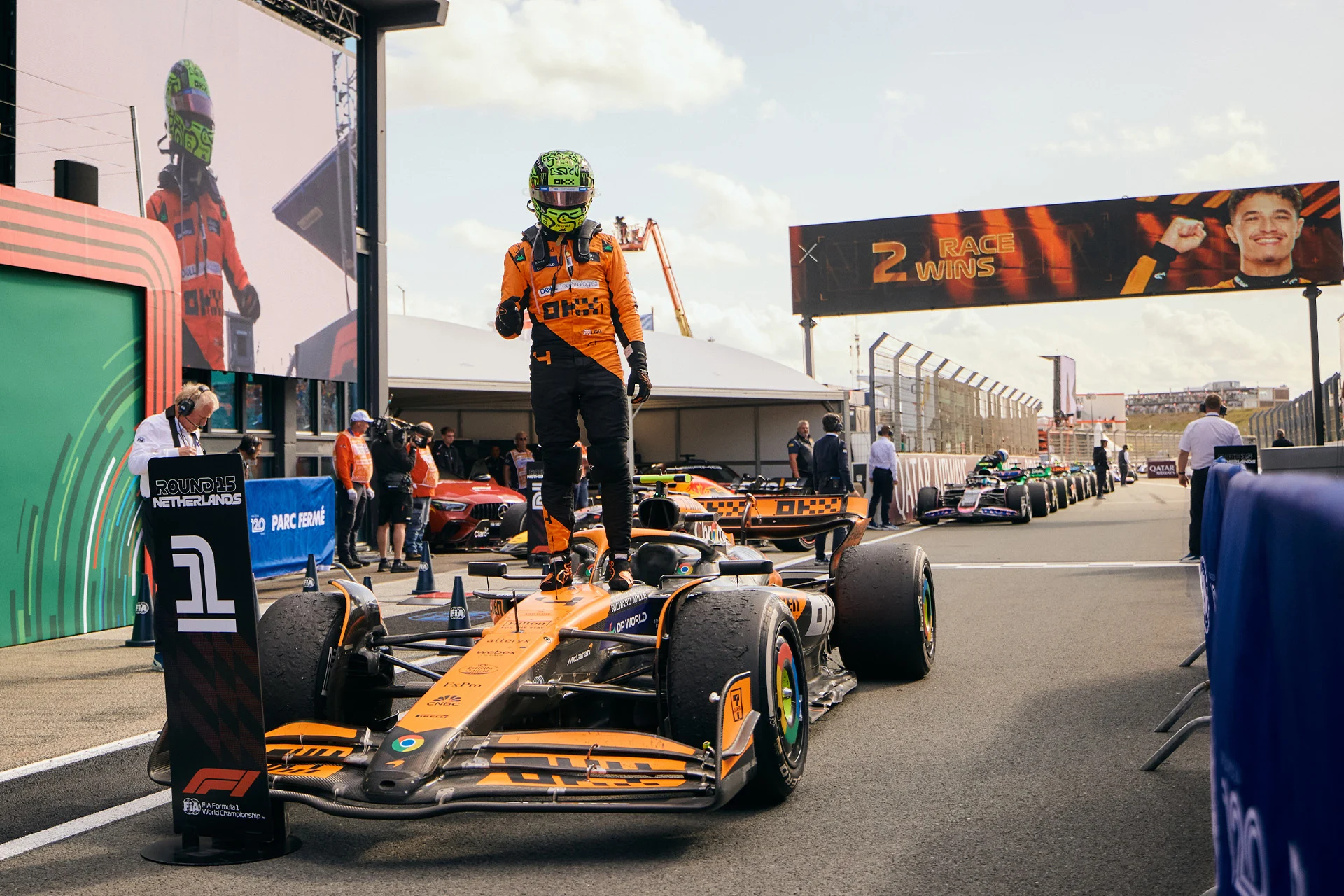 Hear from McLaren Formula 1 drivers Lando Norris and Oscar Piastri, as well as Team Principal Andrea Stella, after racing in Zandvoort.