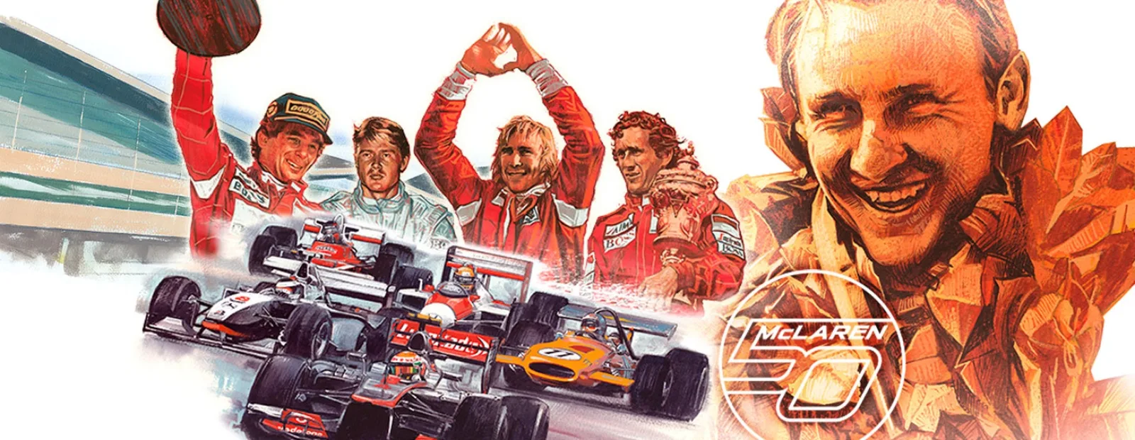 Exclusive McLaren 50 Wallpaper