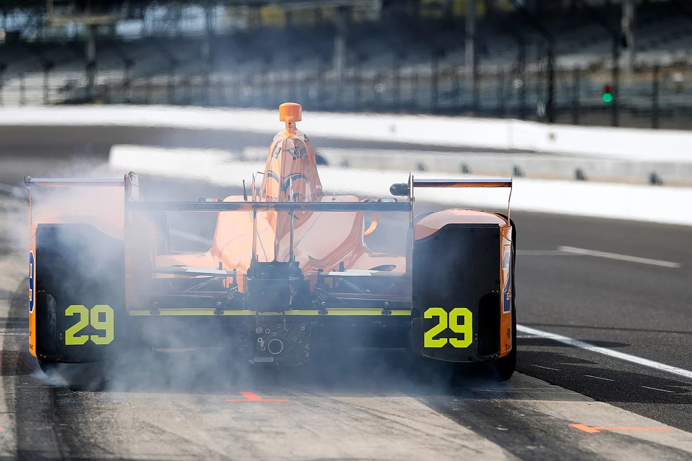 Indycar - 2017 - Fernando-takes-track-mclaren-honda-andretti-29 - Fernando takes to the track with the McLaren-Honda-Andretti #29 Fernando completes his Rookie Orientation Programme - 3
