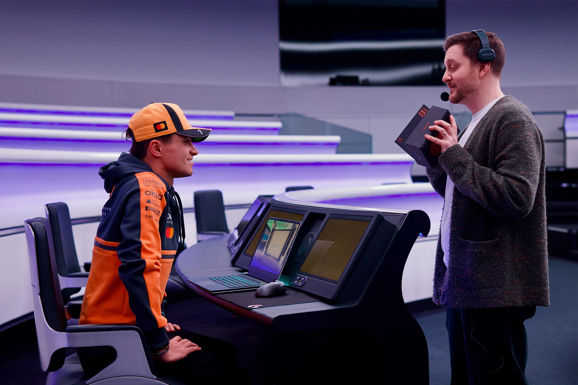 Lando behind the scenes