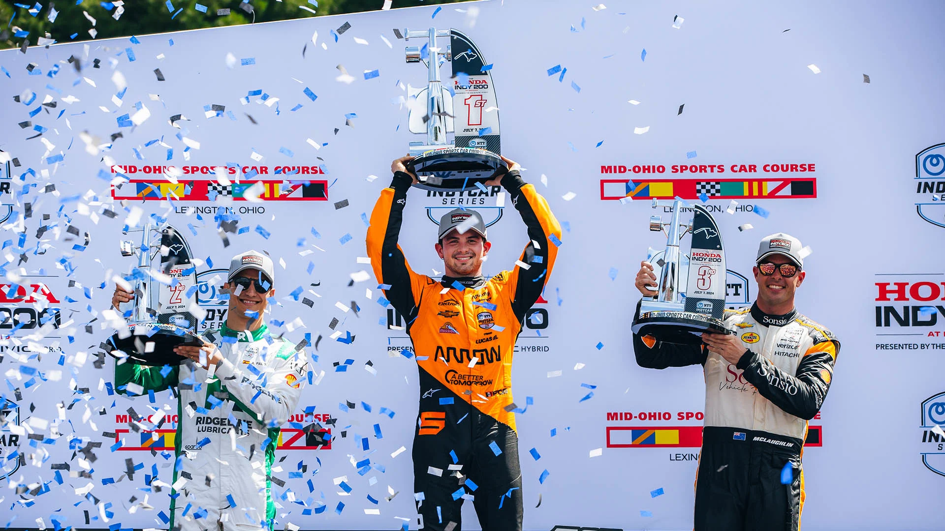 Indycar - 2024 - Grand-prix-at-mid-ohio - Gallery-2024-indy-200-at-mid-ohio - Podium Indy 200 at Mid-Ohio - 3